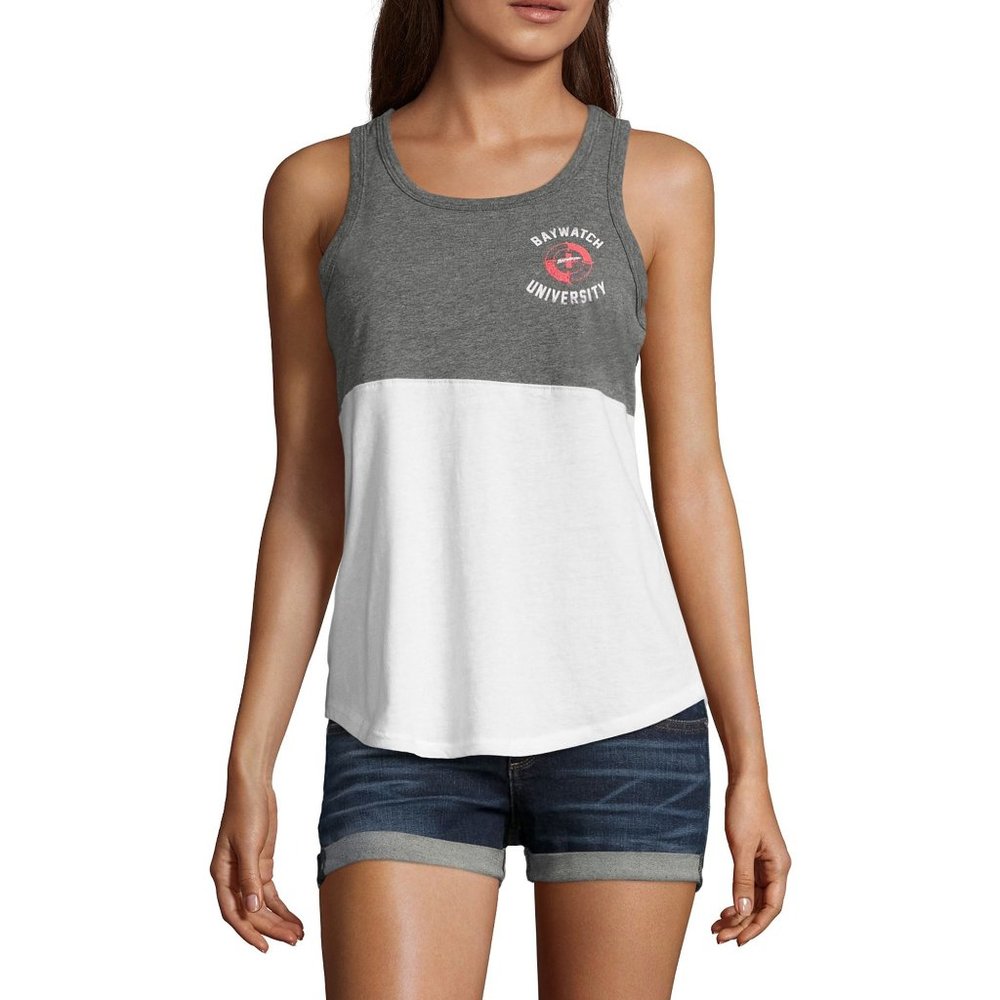 New! Baywatch University Lifeguard Racerback Tank Top T-Shirt